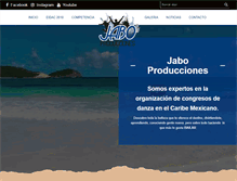 Tablet Screenshot of jaboproducciones.com